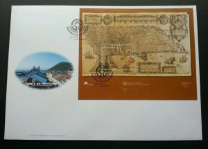 *FREE SHIP Portugal Cultural Inheritance 2001 Map Route Ship Sailboat (FDC)