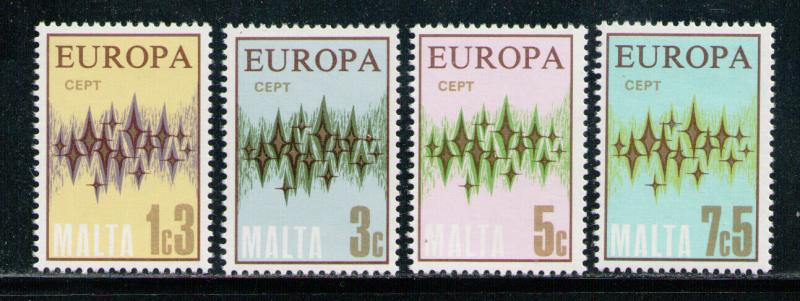 MALTA 1972 MNH SC.450/453 Europe CEPT