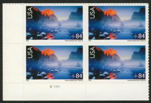 #C141 84c Yosemite National Park, Plt Blk [V11111 LL], Mint **ANY 4=FREE SHIP**