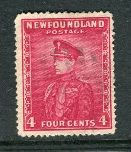 NEWFOUNDLAND; 1932 early pictorial issue fine used 4c. value