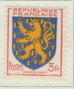 France France 1951 3fr fine MH* A16P2F951-