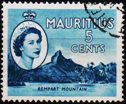 Mauritius. 1953 5c S.G.296 Fine Used