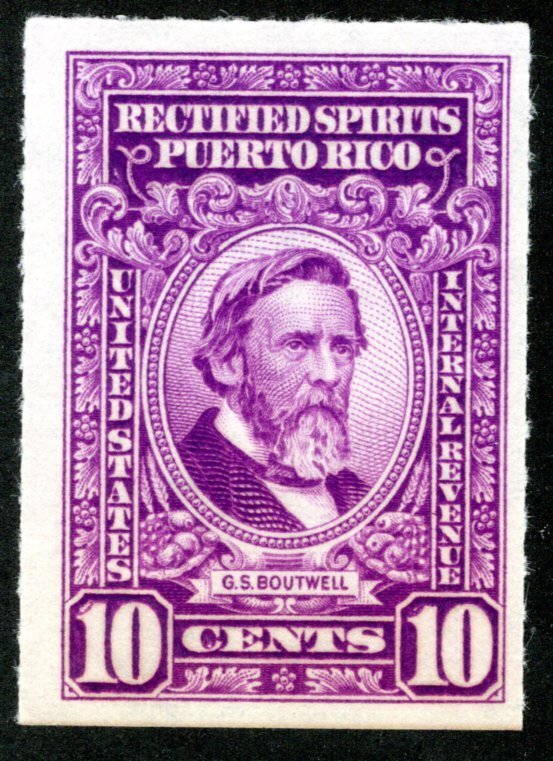 Scott RE41, Puerto Rico, 10c, purple, Rectified Spirits, MNH, NGAI, Revenue