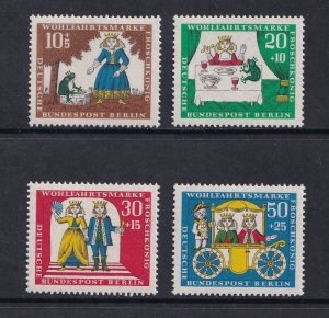 Germany  Berlin   #9NB41-9NB44  MNH  1966  the princess and the frog