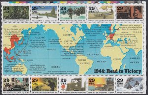 2838 World War II MNH