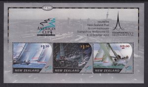 New Zealand 1827b Souvenir Sheet MNH VF