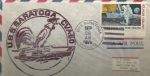 USS Saratoga cancelled cover