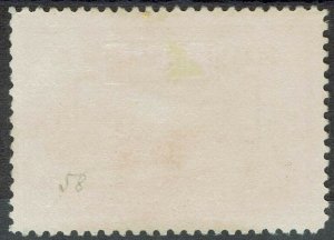 NEW GUINEA 1939 BULOLO AIRMAIL 10/- USED 