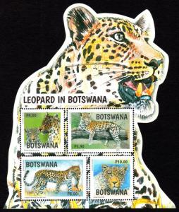 Botswana - 2017 Leopards MS MNH**