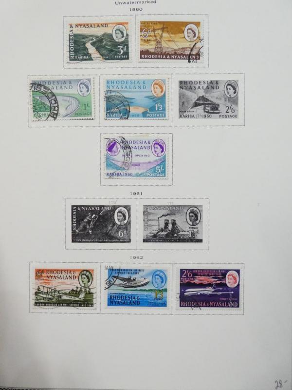 EDW1949SELL : RHODESIA Comprehensive Mint & Used collection on pages. Cat $2734