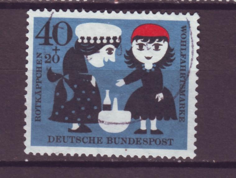 J16070 JLstamps 1960 germany hv of set used #b375 children tales