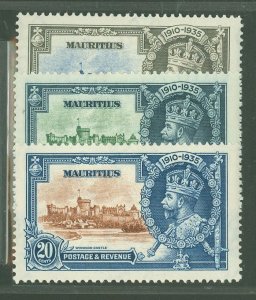 Mauritius #204-6 Unused Multiple