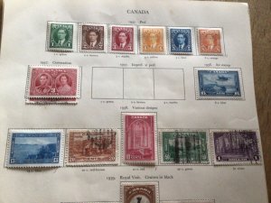 Canada stamps collection  on 2 pages A9347