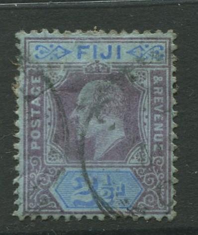 Fiji - Scott 62 - KEVII Definitive Issue -1903 - Used - Single 2.1/2d Stamp