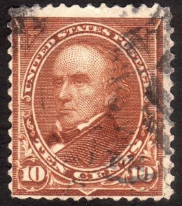 1898, US 10c, Daniel Webster, Used, Sc 282C
