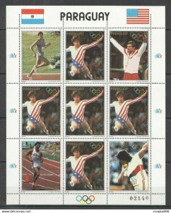 1984 Paraguay Sport Olympic Games La 1984 Michel 24 Euro 1Kb ** Ec163