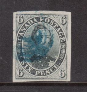 Canada #5b XF Used With Blue Cancel **With Certificate**