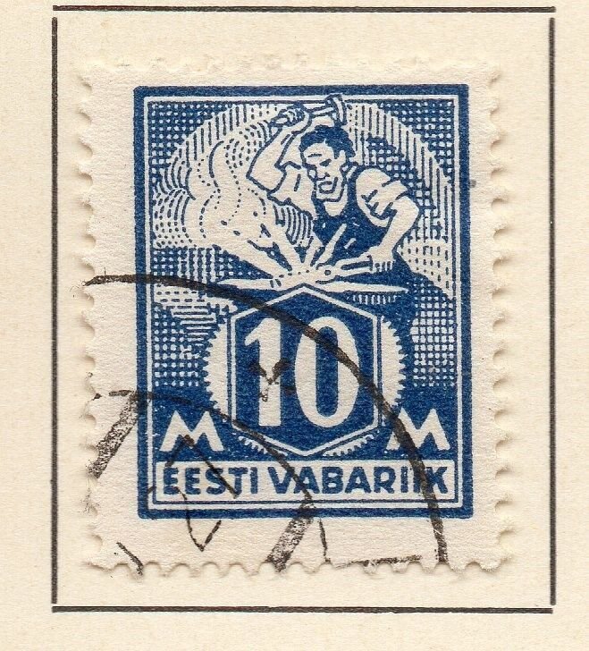 Estonia 1922-23 Early Issue Fine Used 10m.  230767