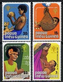 PAPUA NEW GUINEA - 1979 - Int. Year of Child - Perf 4v Set - Mint Never Hinged