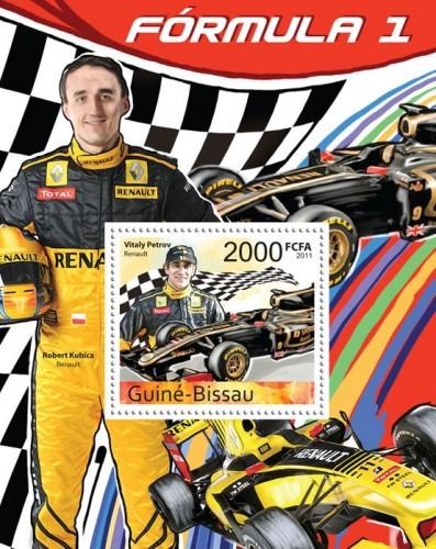 GUINE BISSAU 2011 SHEET F1 FORMULA 1 FORMULE 1 SPORTS DEPORTES