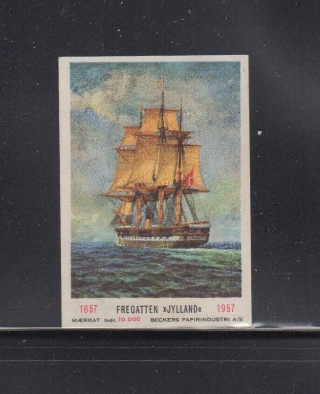 Denmark - The Frigate Jutland Collector Advertising Stamp - NG