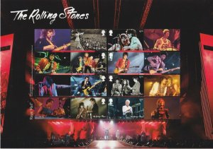 GB 2022 - The Rolling Stones, On Tour - A4 Smilers / Collector Sheet LS131