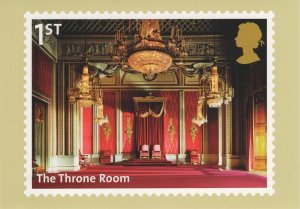 Great Britain 2014 PHQ Card Sc 3285a 1st The Throne Room Buckingham Palace