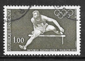 France 1348: 1f Hurdler and Olympic Rings, used, VF