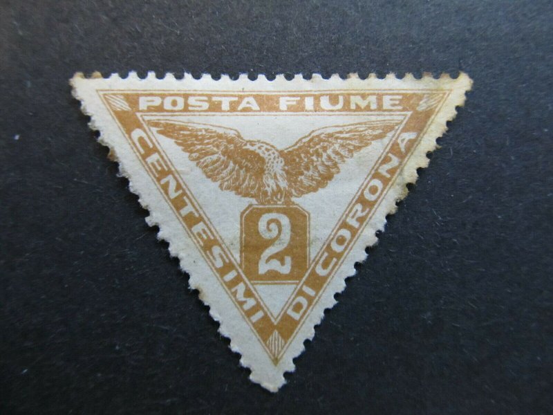 A4P5F18 Fiume Newspaper Stamp 1919 Re-engraved 2c mh*