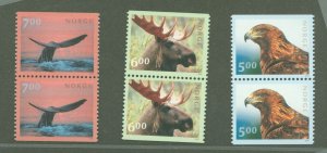 Norway #1253-1255  Single (Complete Set) (Fauna)