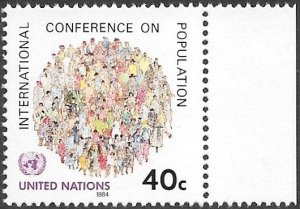 United Nations UN New York 1984 Scott # 418 Mint NH Ships Free With Another Item