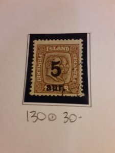 Iceland #130         Used