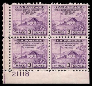 USA 752 Mint (NGAI) Plate Block of 4