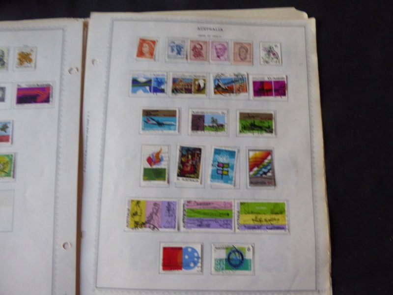 Australia 1909-1974 Stamp Collection on Album Pages