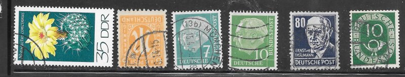 Germany #Z90 Used 10 Cent Collection / Lot