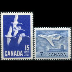 CANADA 1964 - Scott# 414-5 Airport etc. Set of 2 NH