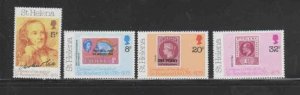 ST. HELENA #328-331 1979 SIR ROLAND HILL MINT VF NH O.G