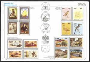 South West Africa Sc# 594-609 MNH 1988 Complete Year Set in Folder