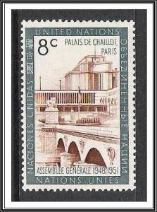 UN New York #78 Chaillot Palace MNH