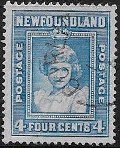 Newfoundland, SC 247, used, hinged, no gum