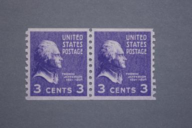 United States #842 Jefferson Coil Pair 1939 MNH CV $1.00