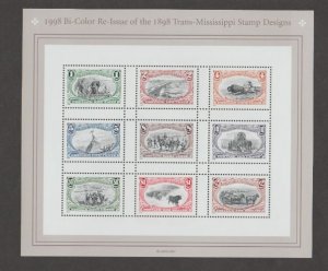 U.S. Scott #3209 Trans Mississippi Stamp - Mint NH Souvenir Sheet