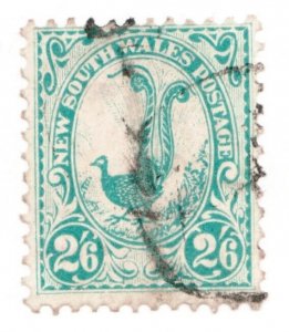 1905 New South Wales Sc #119 - 2sh 6p Lyre Bird - Est$20