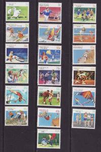 D1-Australia-Scott#1106-24-Unused NH set-Sports-1989-91-