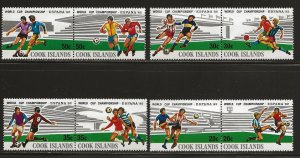 COOK ISLANDS SC# 661-64 FVF/MNH