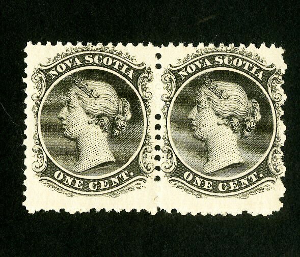 Nova Scotia Stamps # 8 F-VF Pair OG NH