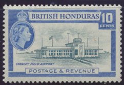 British Honduras SG 184 SC # 149 MLH  perf 13½ Stanley Field Airport see scan