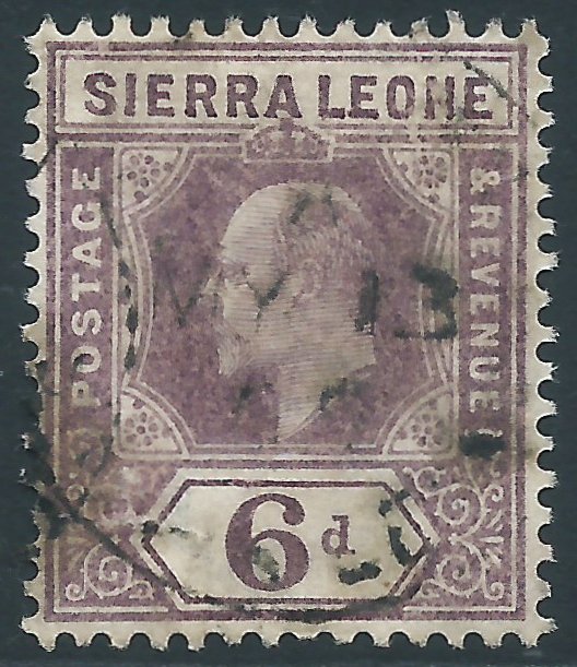 Sierra Leone, Sc #72, 6d Used