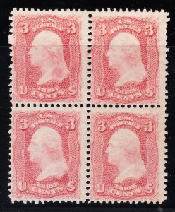 MOstamps - US #65 Mint OG H Block of 4 with PSE Cert - Lot # MO-5113 SCV $700