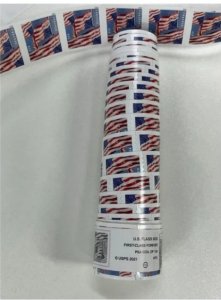 For wholesale offers please contact 2022Flag Forever Stamps 1Roll of 100pcs